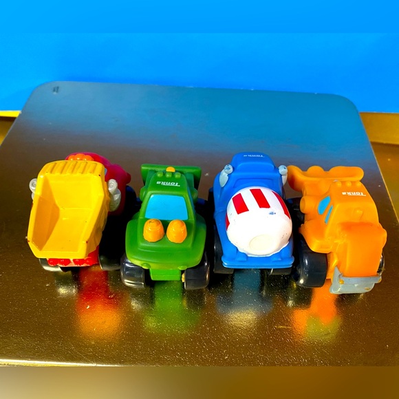 TONKA LIL CHUCK & FRIENDS VTG 2008 WHEEL PALS VEHICLES BUNDLE OF 4 - Picture 2 of 10